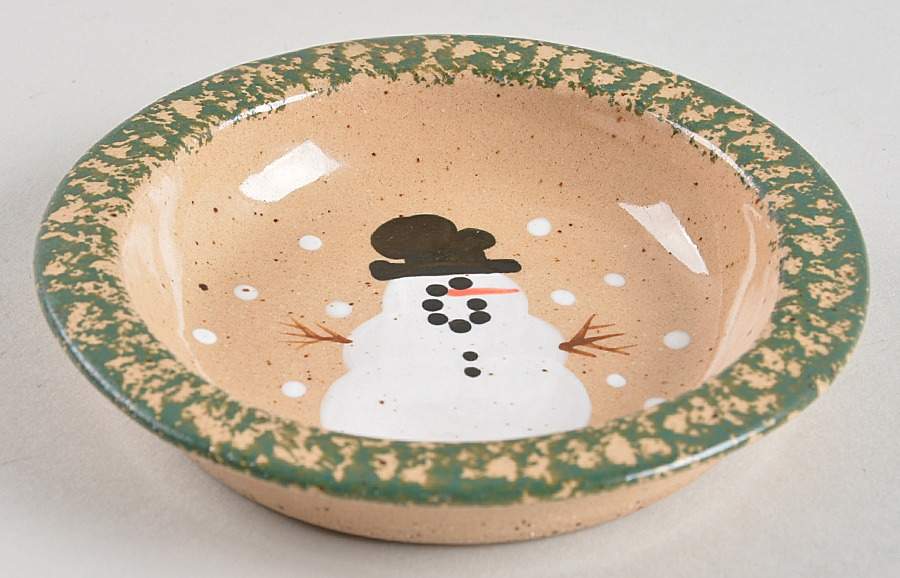 Traditional Snowman (Made in Mold) Coaster by Three Rivers-1