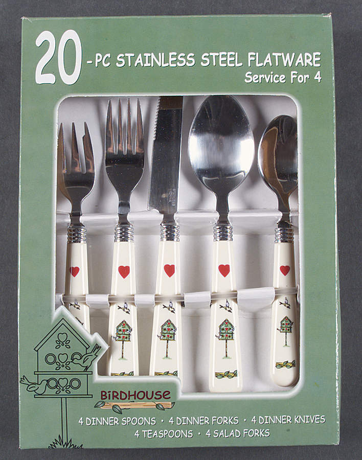 Birdhouse 20-Piece Flatware Set (4 5-Piece Place Settings) by Thomson-1