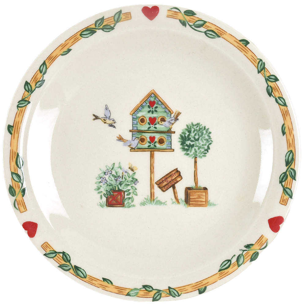 Birdhouse Bread & Butter Plate by Thomson-1