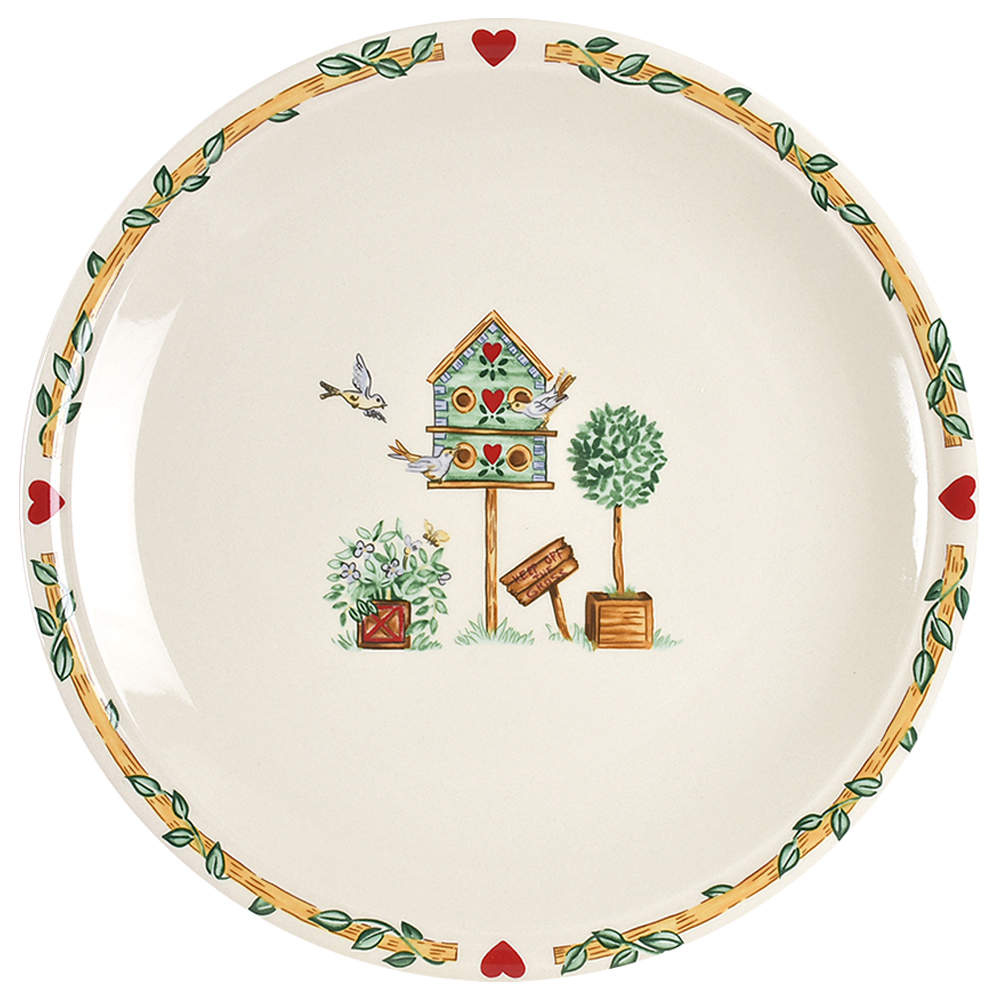 Birdhouse 12" Chop Plate (Round Platter) by Thomson-1