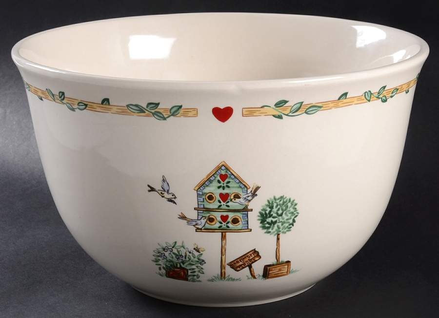 Birdhouse 10" Large Salad Serving Bowl by Thomson-1