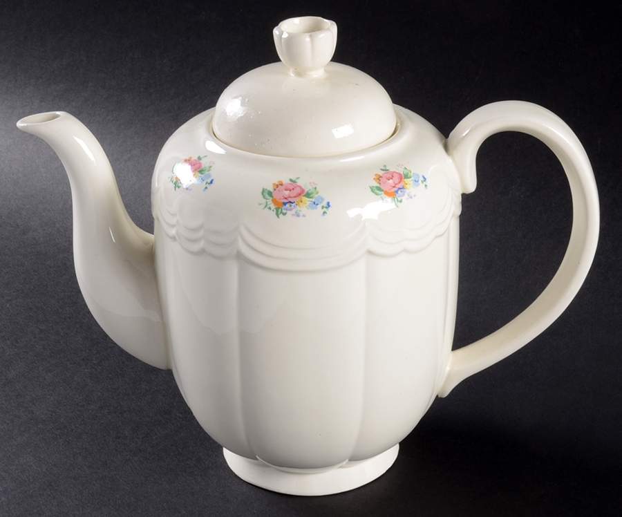 English Rose Teapot & Lid by Tabletops Unlimited-1