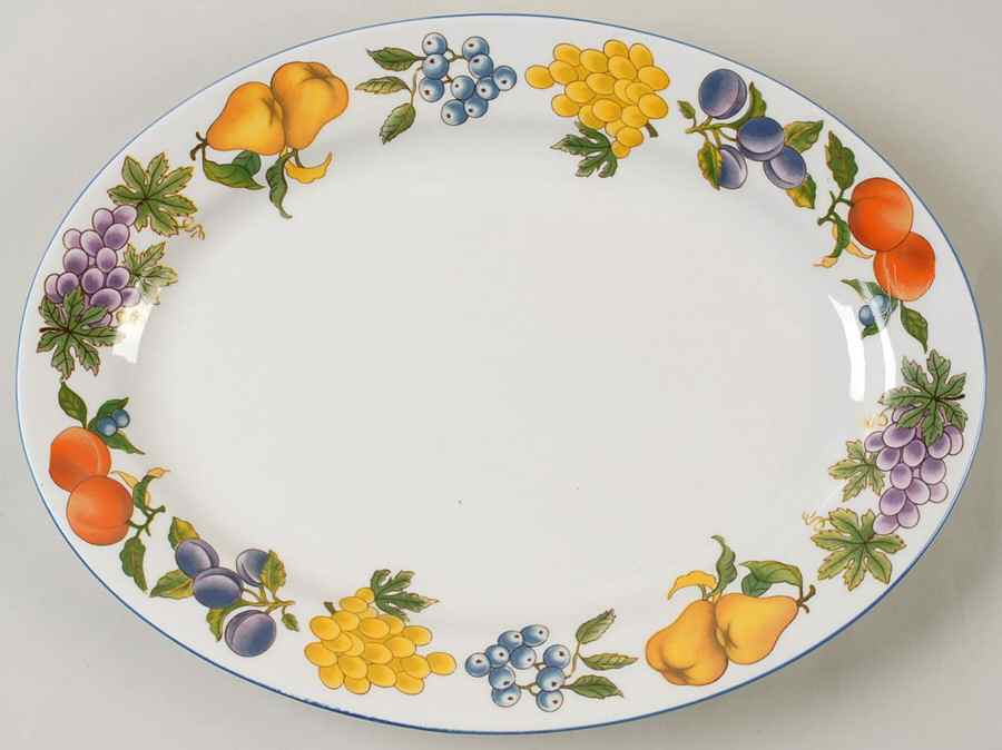 Essence 13" Oval Serving Platter by Tabletops Unlimited-1