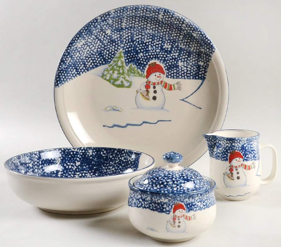 Snowman 5 Piece Hostess Set by Thomson-1
