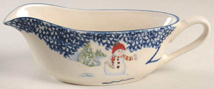 Snowman Gravy Boat by Thomson-1