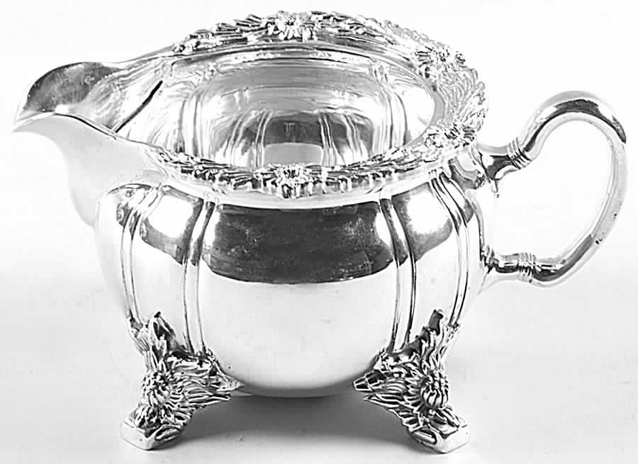 Chrysanthemum (Strl, Hlwr, 925 Stamp) Creamer by Tiffany & CO SILVER-1
