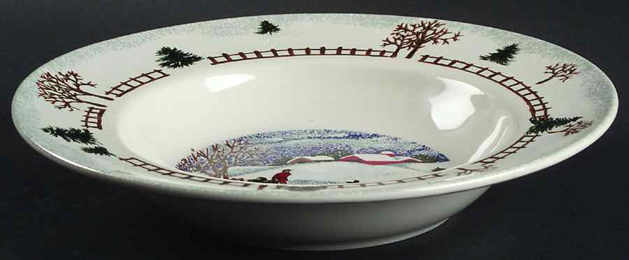Winterside Large Rim Soup Bowl by Tienshan-1