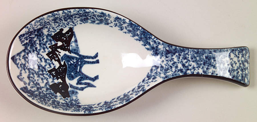 Wolf Spoon Rest/Holder (Holds 1 Spoon) by Tienshan-1
