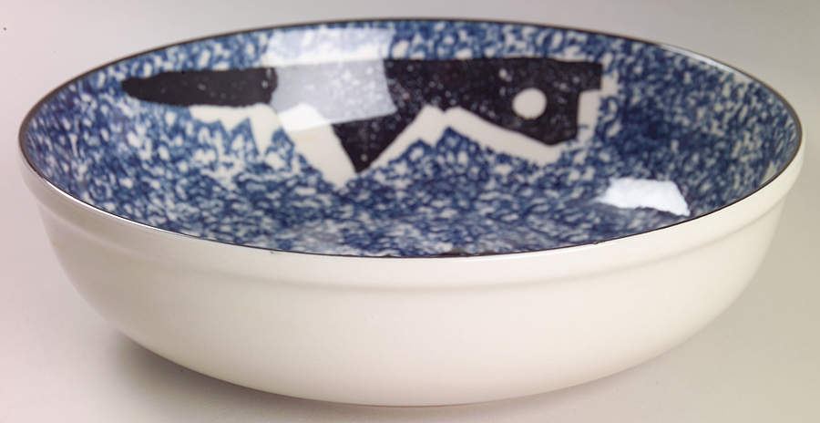Wolf 9" Round Vegetable Bowl by Tienshan-1