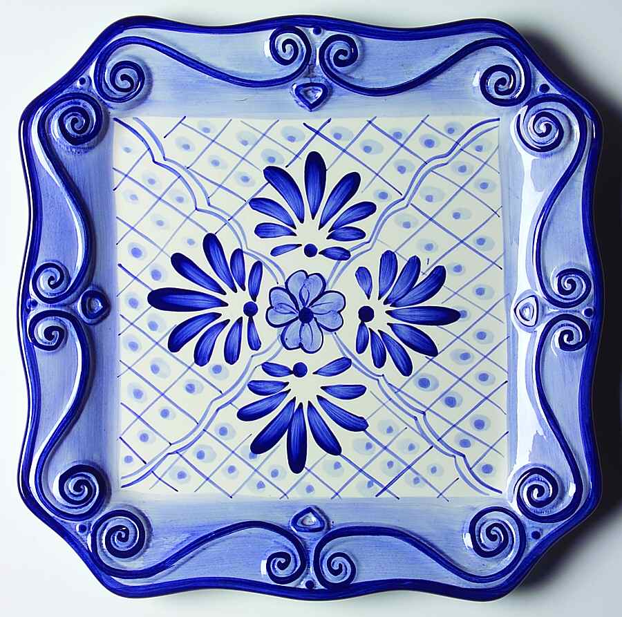 Lisbon (Square) Dinner Plate by Tabletops Unlimited-1