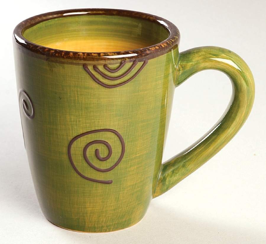 Ambrosia (Raised Scrolls) Mug by Tabletops Unlimited-1