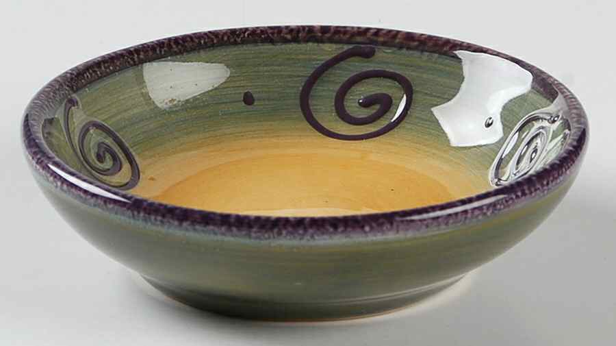 Ambrosia (Raised Scrolls) Individual Dip Dish by Tabletops Unlimited-1