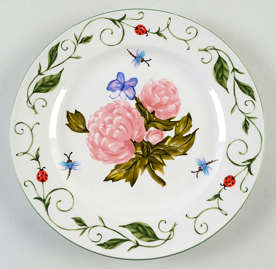 Botanical Garden Dinner Plate by Tabletops Unlimited-1