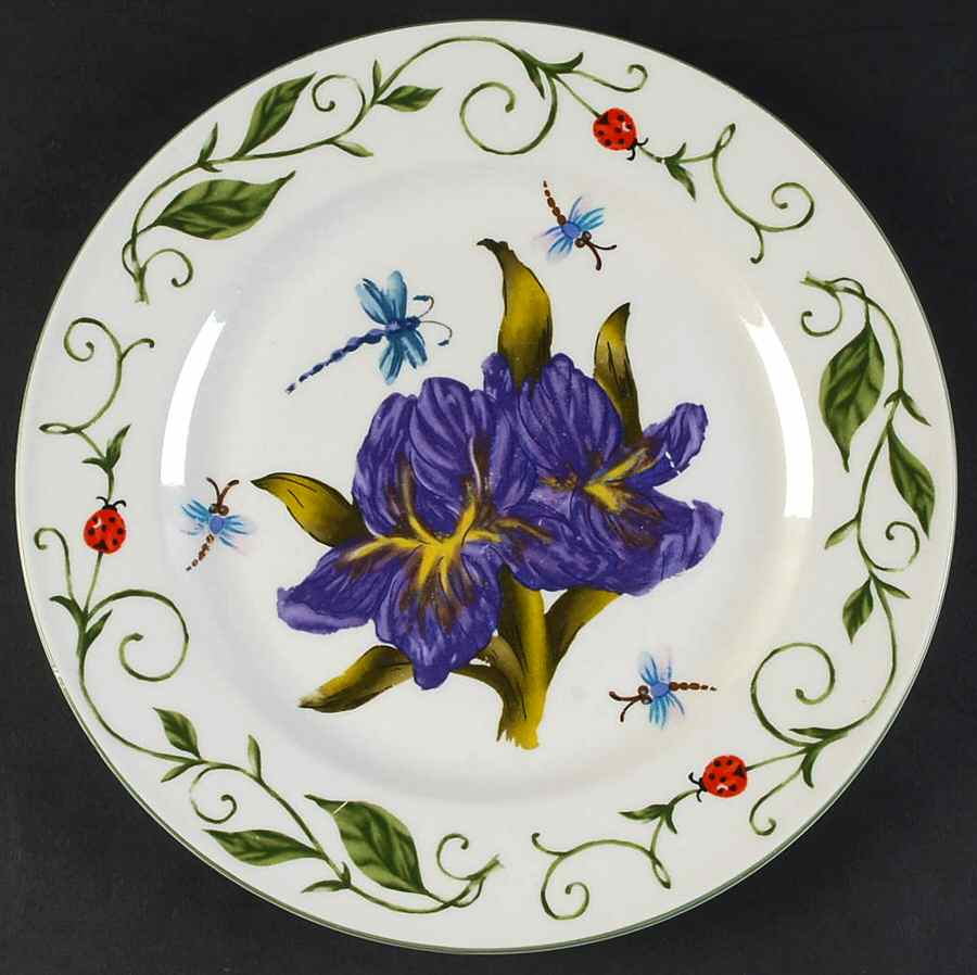 Botanical Garden Dinner Plate by Tabletops Unlimited-1