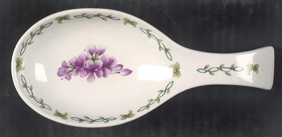 Floral Garden Spoon Rest/Holder (Holds 1 Spoon) by Thomson-1