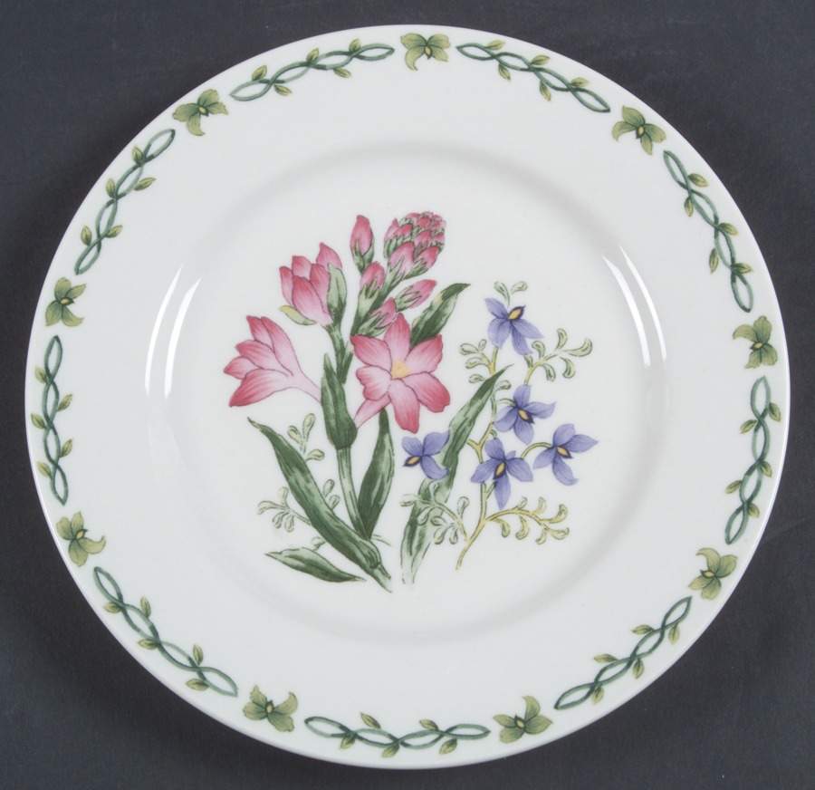 Floral Garden Salad Plate by Thomson-1
