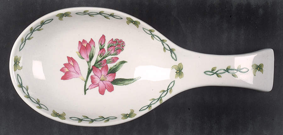 Floral Garden Spoon Rest/Holder (Holds 1 Spoon) by Thomson-1
