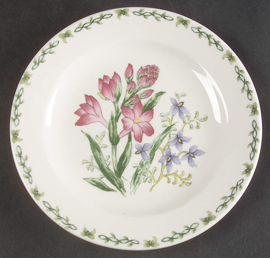 Floral Garden Bread & Butter Plate by Thomson-1