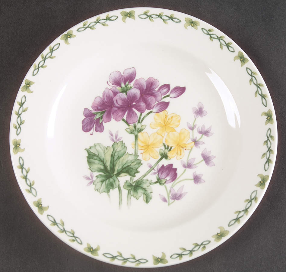 Floral Garden Bread & Butter Plate by Thomson-1