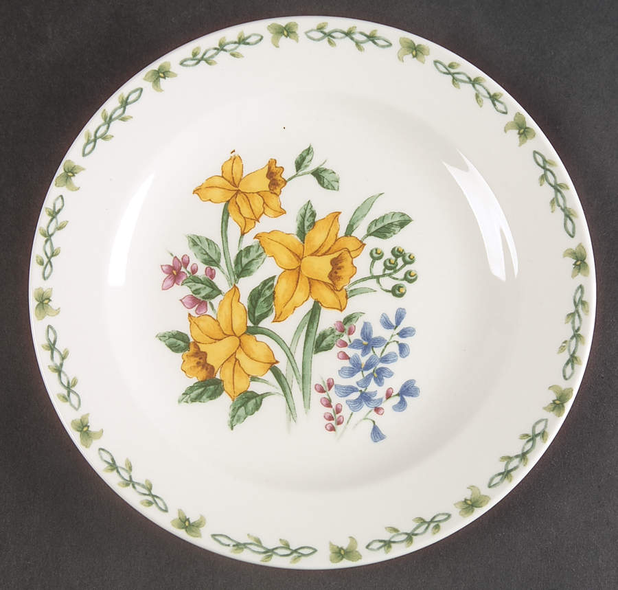 Floral Garden Bread & Butter Plate by Thomson-1