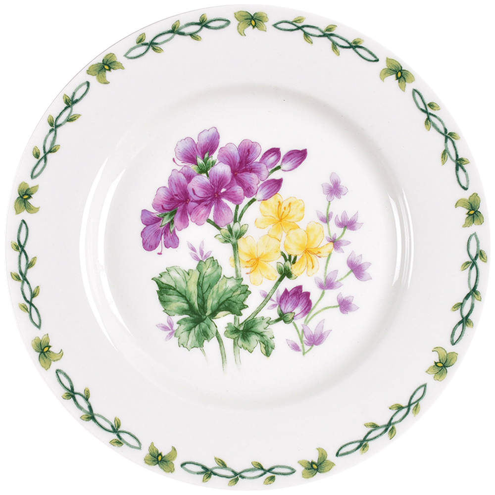 Floral Garden Salad Plate by Thomson-1