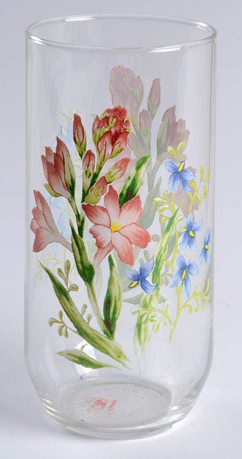 Floral Garden 16 Oz Glassware Tumbler by Thomson-1
