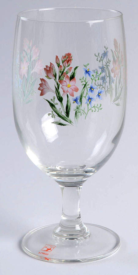 Floral Garden All Purpose Glassware Goblet by Thomson-1