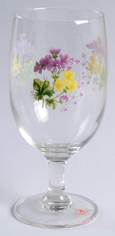 Floral Garden All Purpose Glassware Goblet by Thomson-1