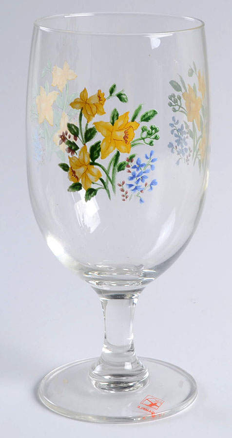 Floral Garden All Purpose Glassware Goblet by Thomson-1