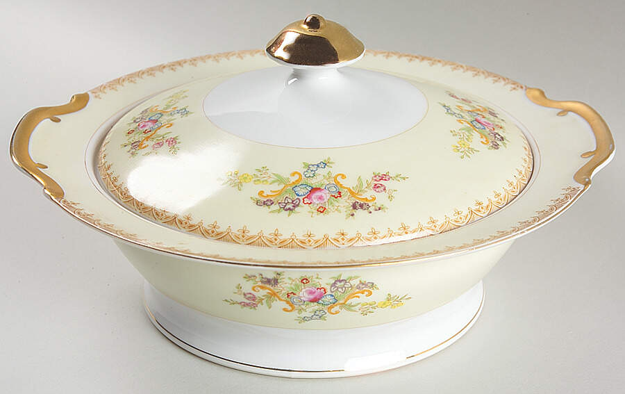 TSW9 Round Covered Vegetable by Transor Ware (Japan)-1