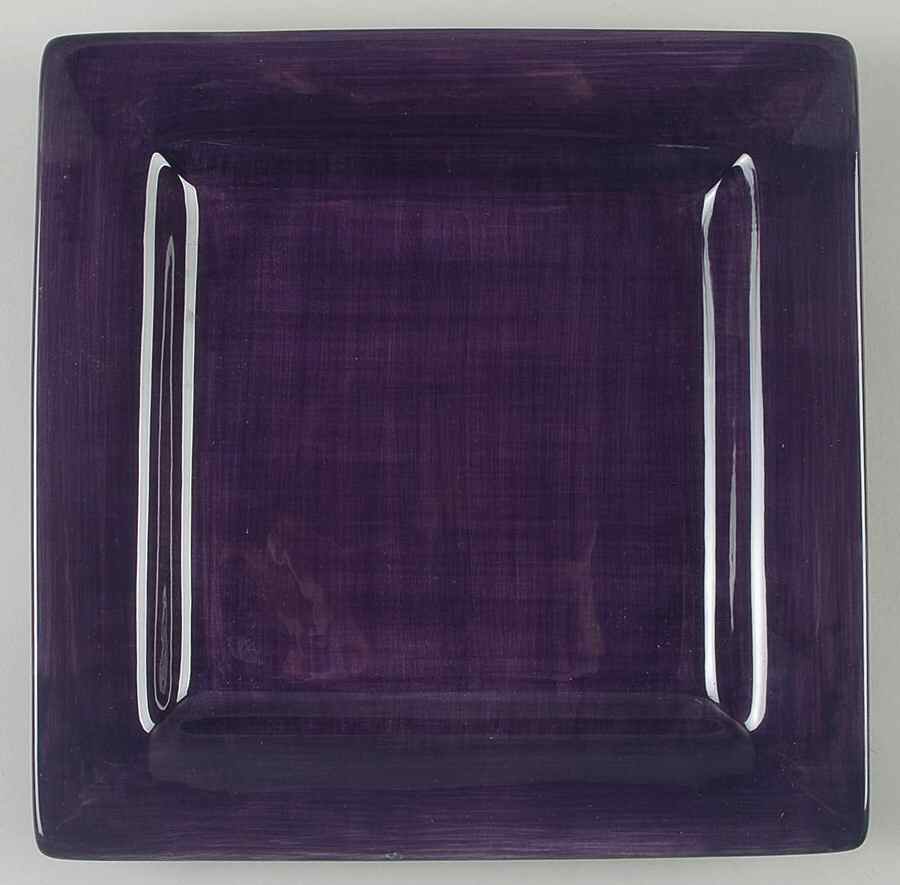 Espana Plum Square Dinner Plate by Tabletops Unlimited-1