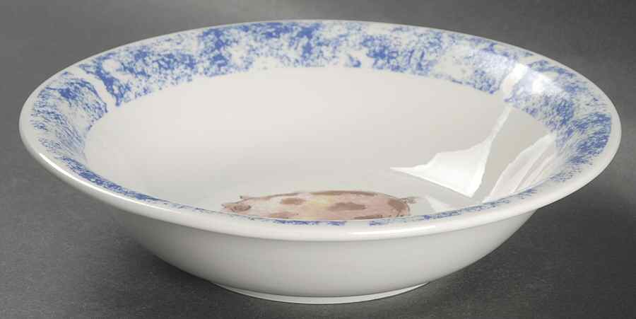 Country Barn Pig Coupe Soup Bowl by Tabletops Unlimited-1