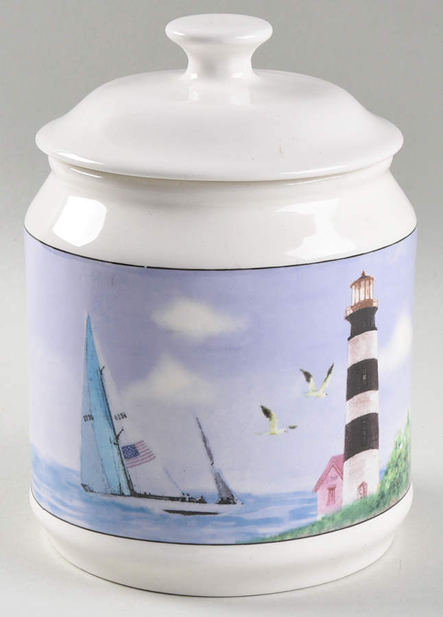 Lighthouse Medium Canister & Lid by Thomson-1