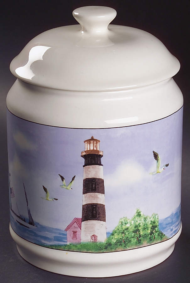 Lighthouse Large Canister & Lid by Thomson-1