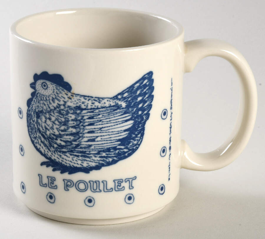 Vintage French Blue Mug by Taylor & NG-1