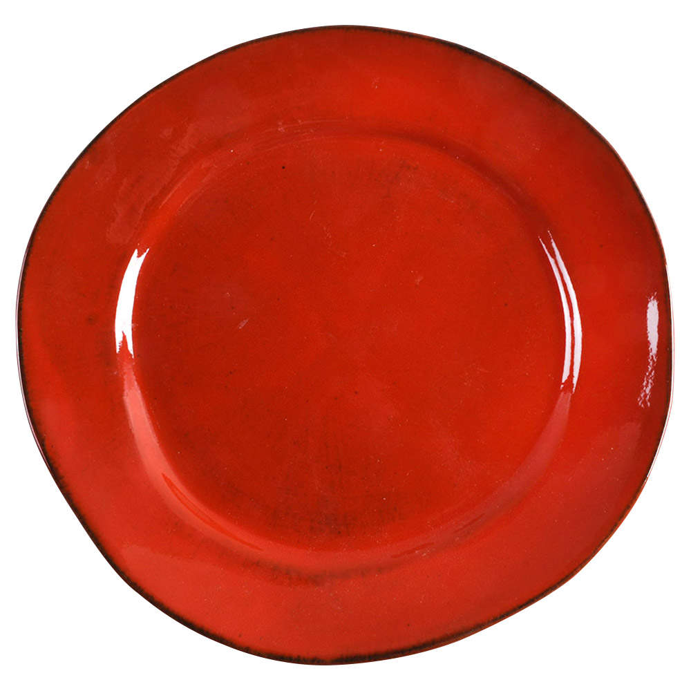 Rustic Red Dinner Plate by Tabularasa-1