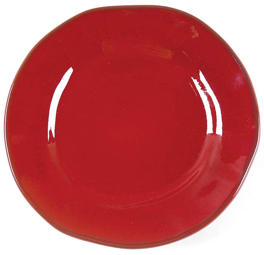 Rustic Red Salad Plate by Tabularasa-1