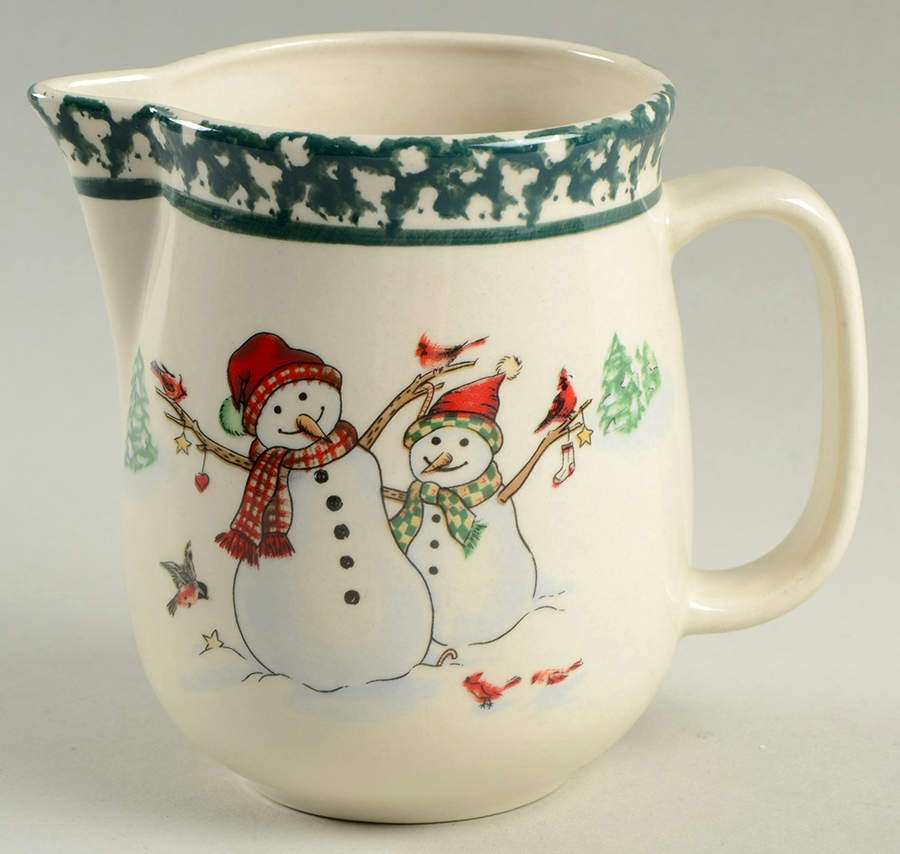 Winterland Green Creamer by Thomson-1
