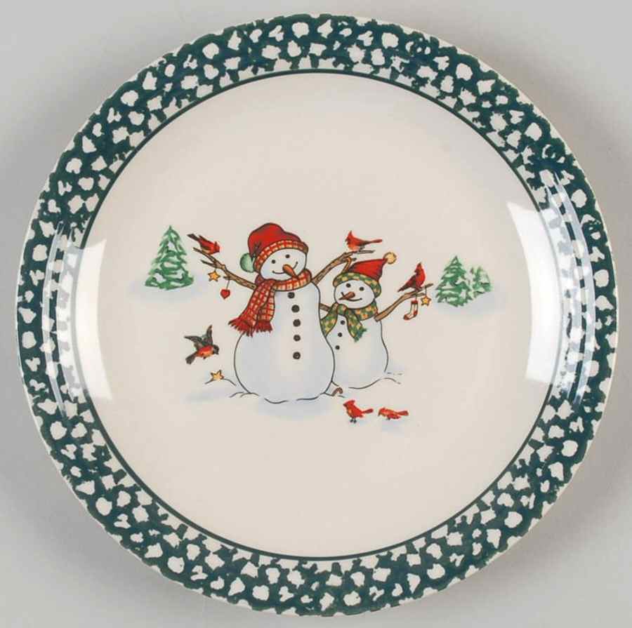 Winterland Green Salad Plate by Thomson-1