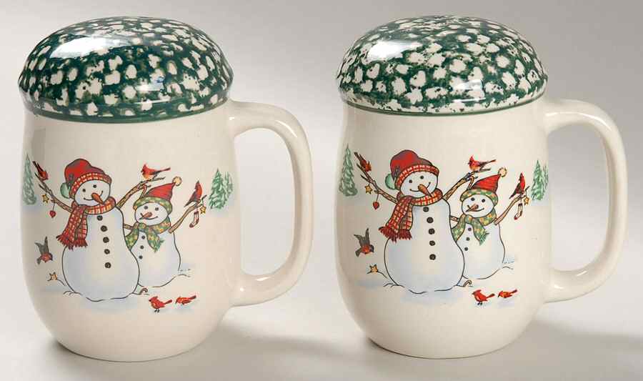 Winterland Green Stove Top Salt & Pepper Set by Thomson-1