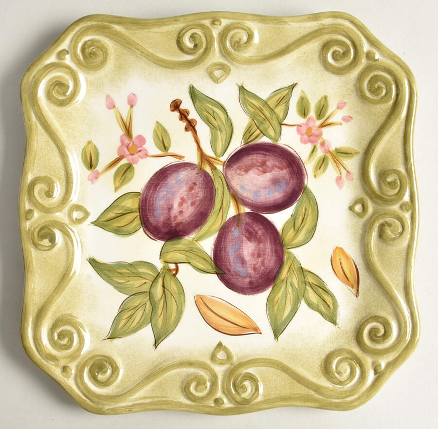 Medici Dessert/Pie Plate by Tabletops Unlimited-1