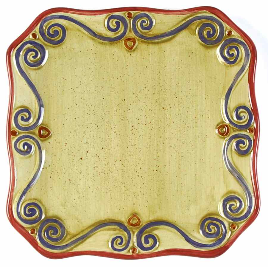 Medici Dessert/Pie Plate by Tabletops Unlimited-1