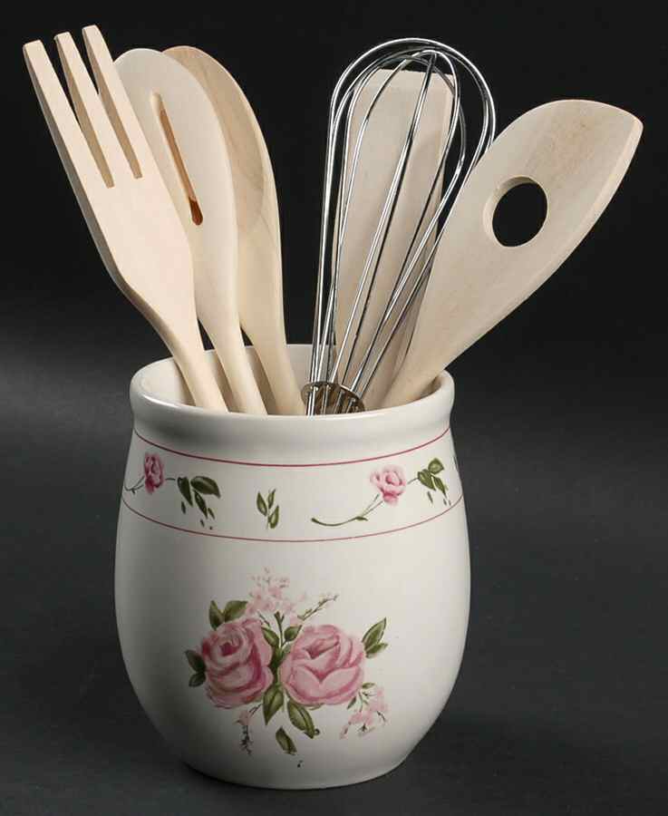 Rosa Utensil Set (Holder & Utensils) by Thomson-1