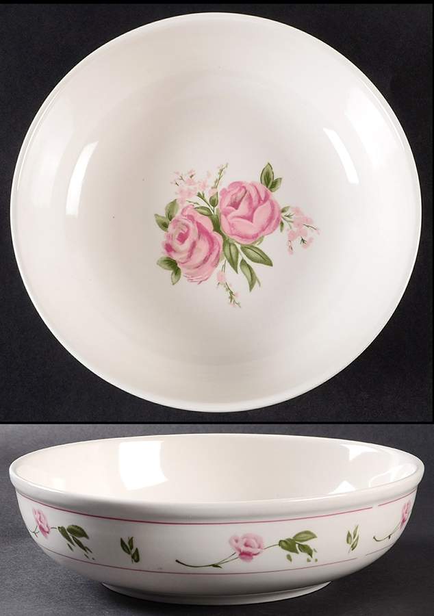 Rosa 9" Round Vegetable Bowl by Thomson-1