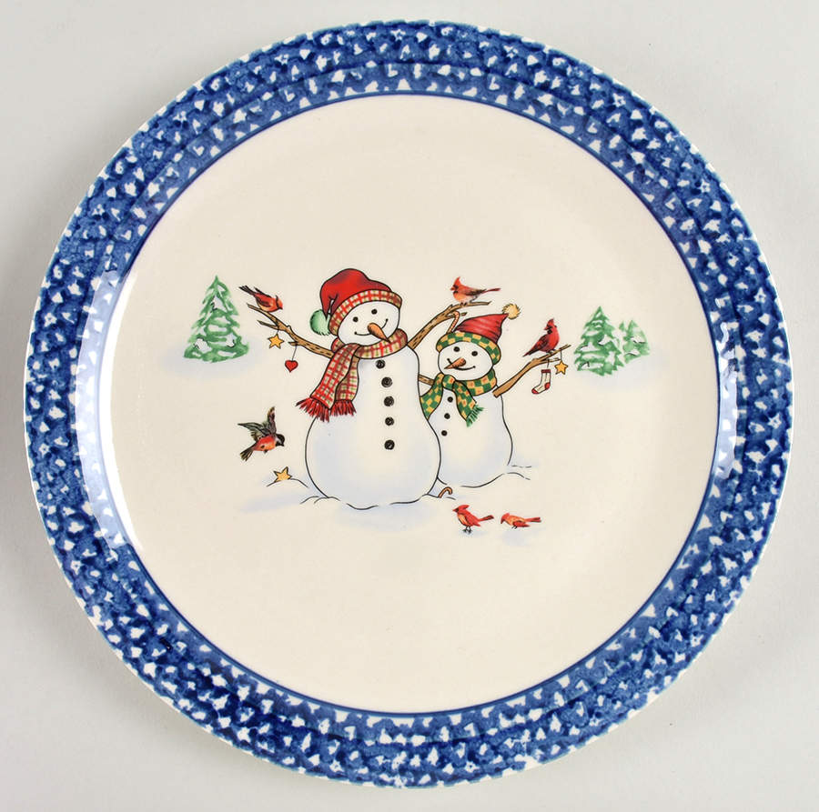 Winterland Blue Dinner Plate by Thomson-1