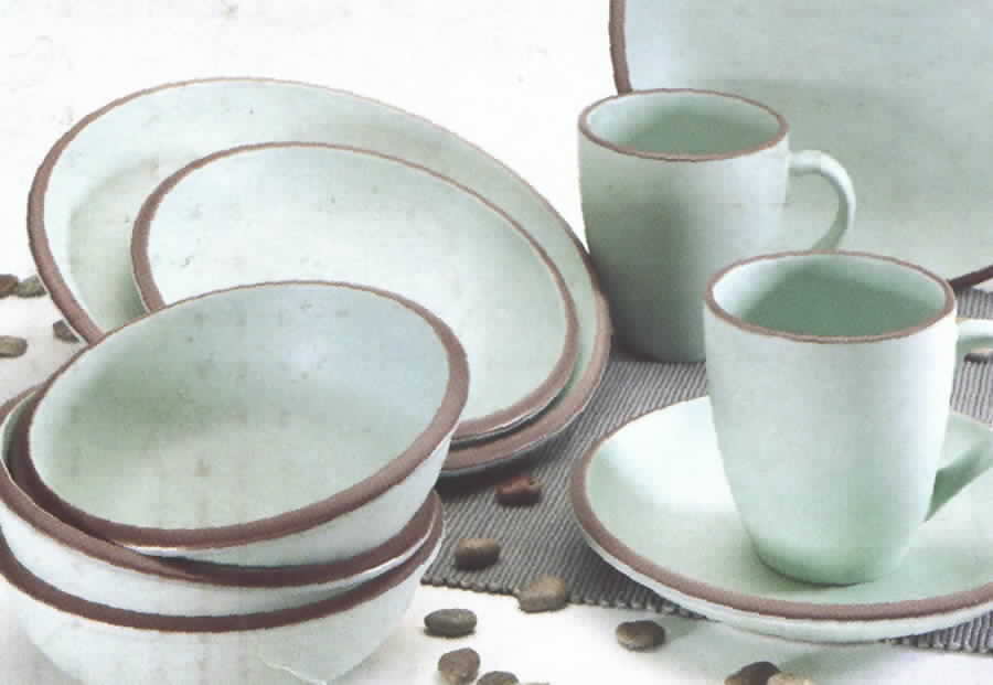 Sandstone Sky Blue Dinner Plate by Thomson-1