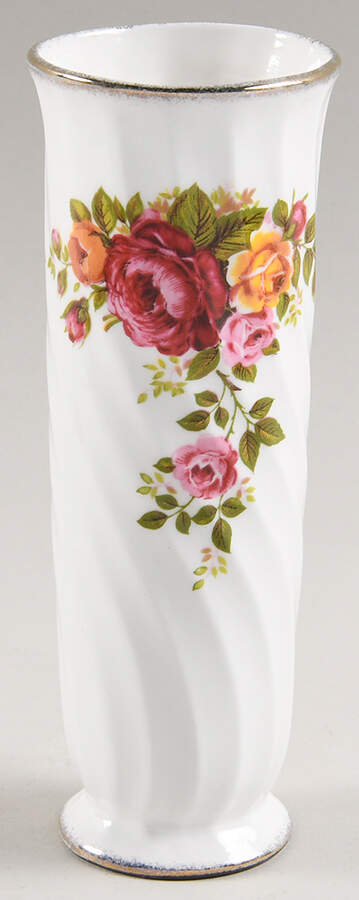 Cottage Rose 5" Bud Vase by Taiwan-1