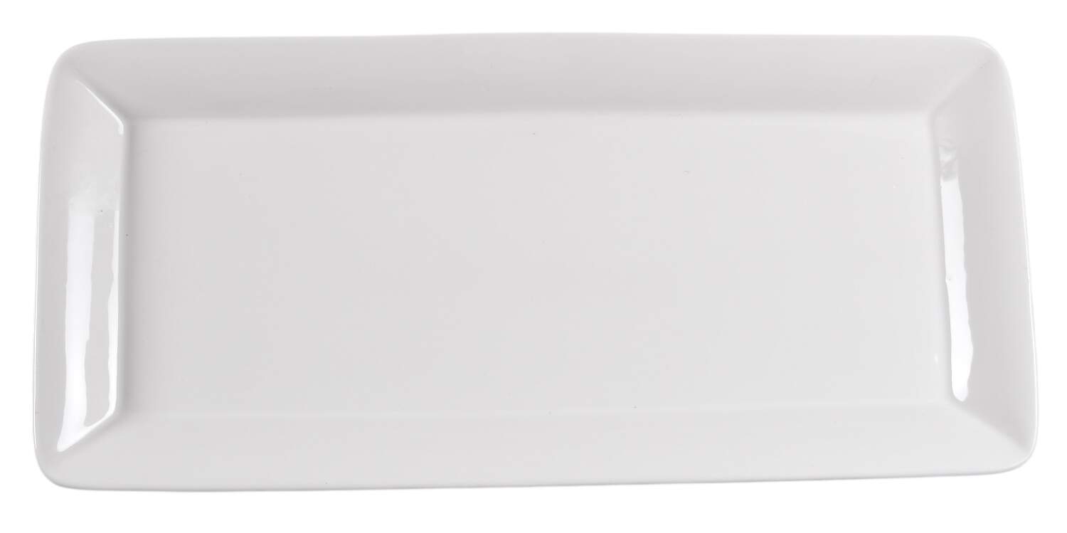Blanc De Blanc 20" Rectangular Serving Platter by Tabletops Unlimited-1