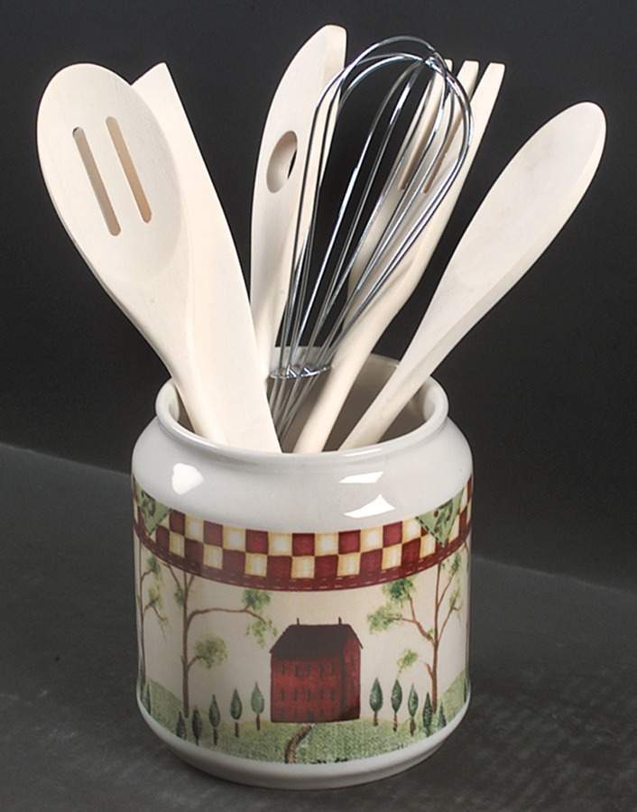 Country Home Utensil Set (Holder & Utensils) by Thomson-1