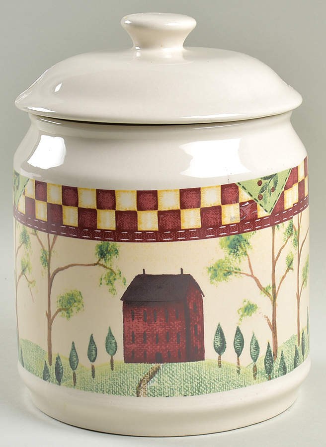 Country Home Extra Large Canister & Lid by Thomson-1
